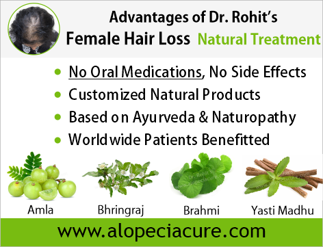 Advantages of Dr. Rohit's Female Hair Loss Natural Treatment