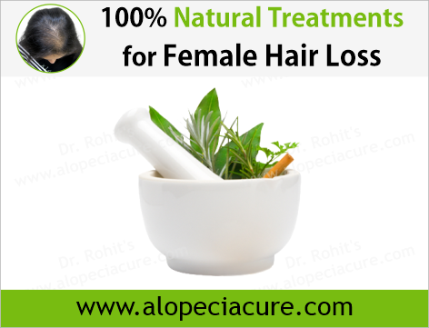 100% Natural Treatments for Female Hair Loss