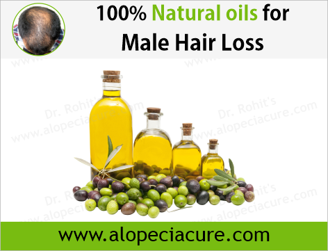 100% Natural Oils for Male Hair Loss