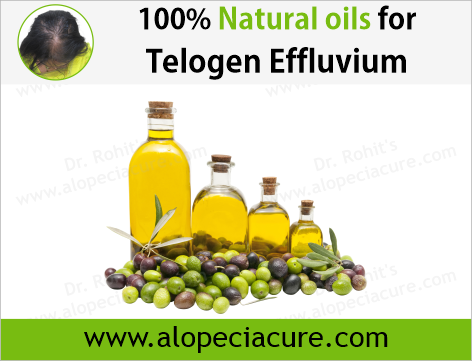100% Natural Oils for Telogen Effluvium